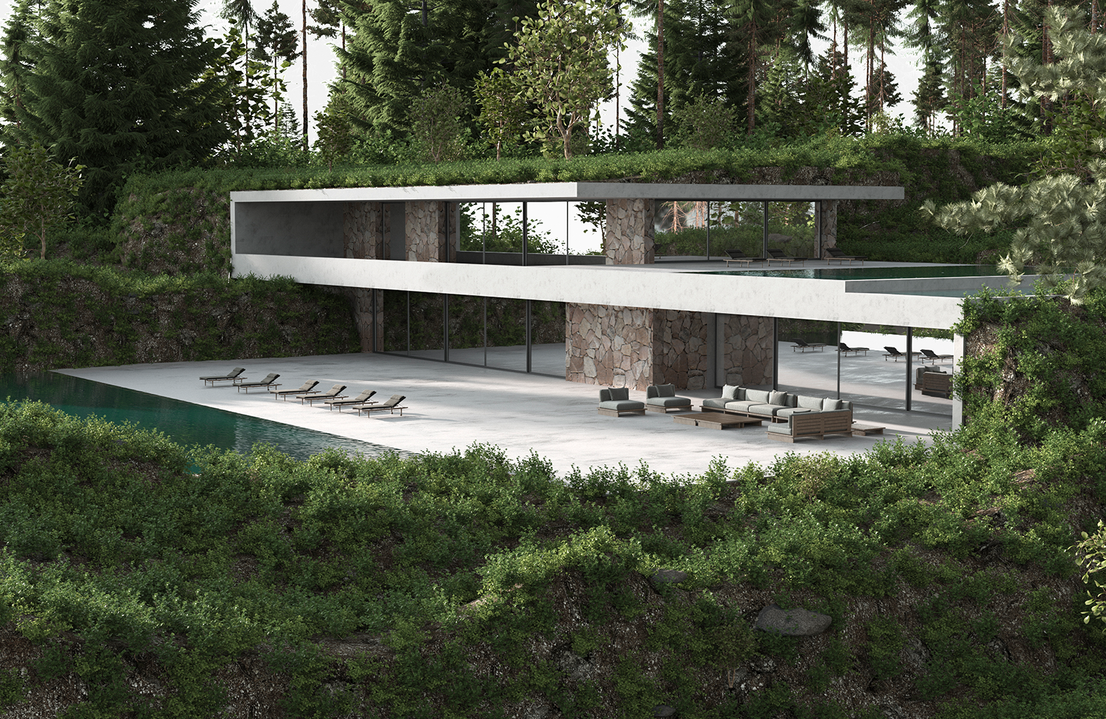 3D Interior vs Exterior Rendering