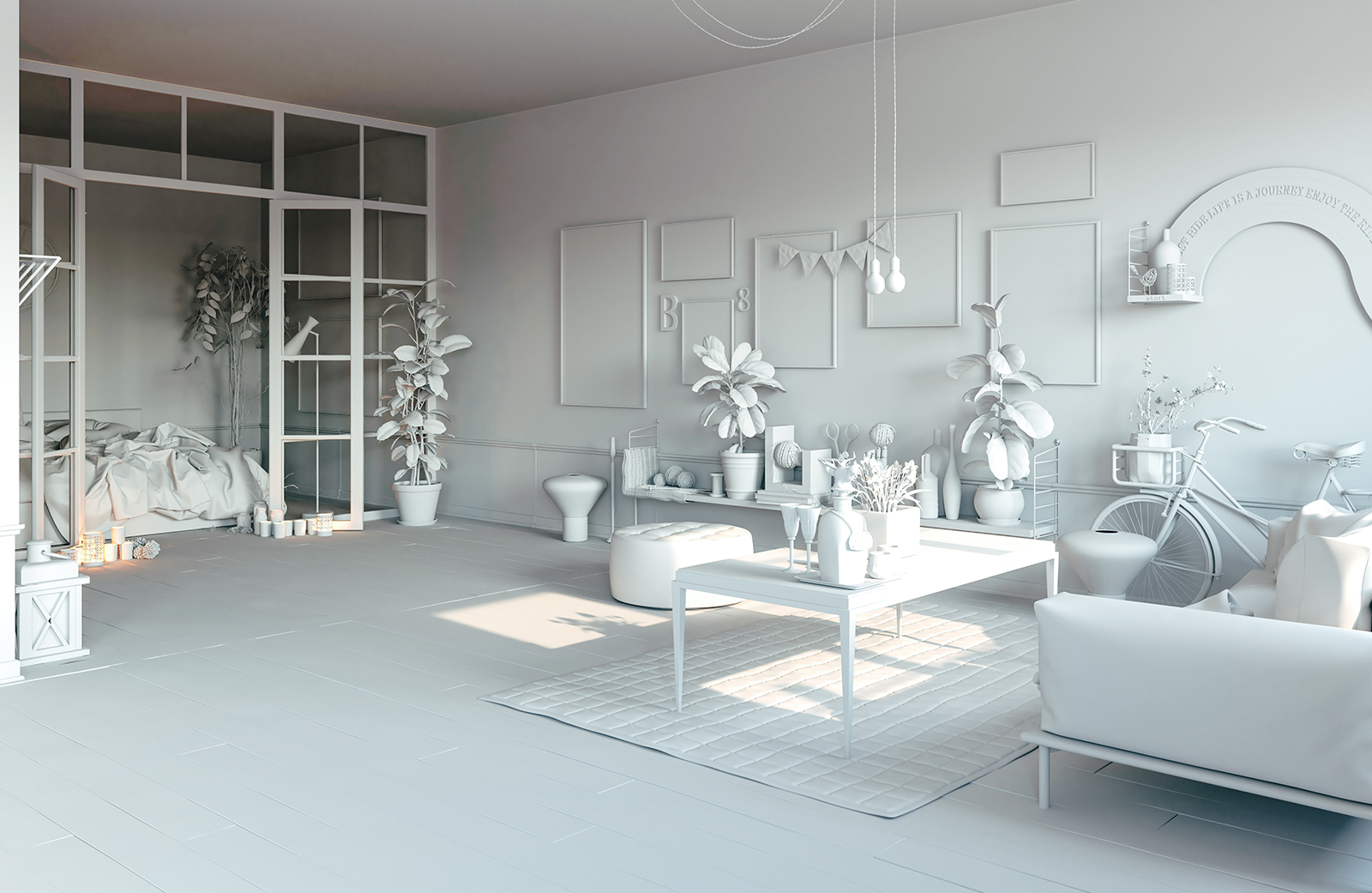 3D visualisation in interior designing