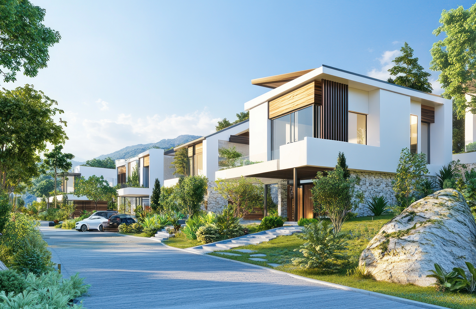 3D floor plans for multi-level townhouses